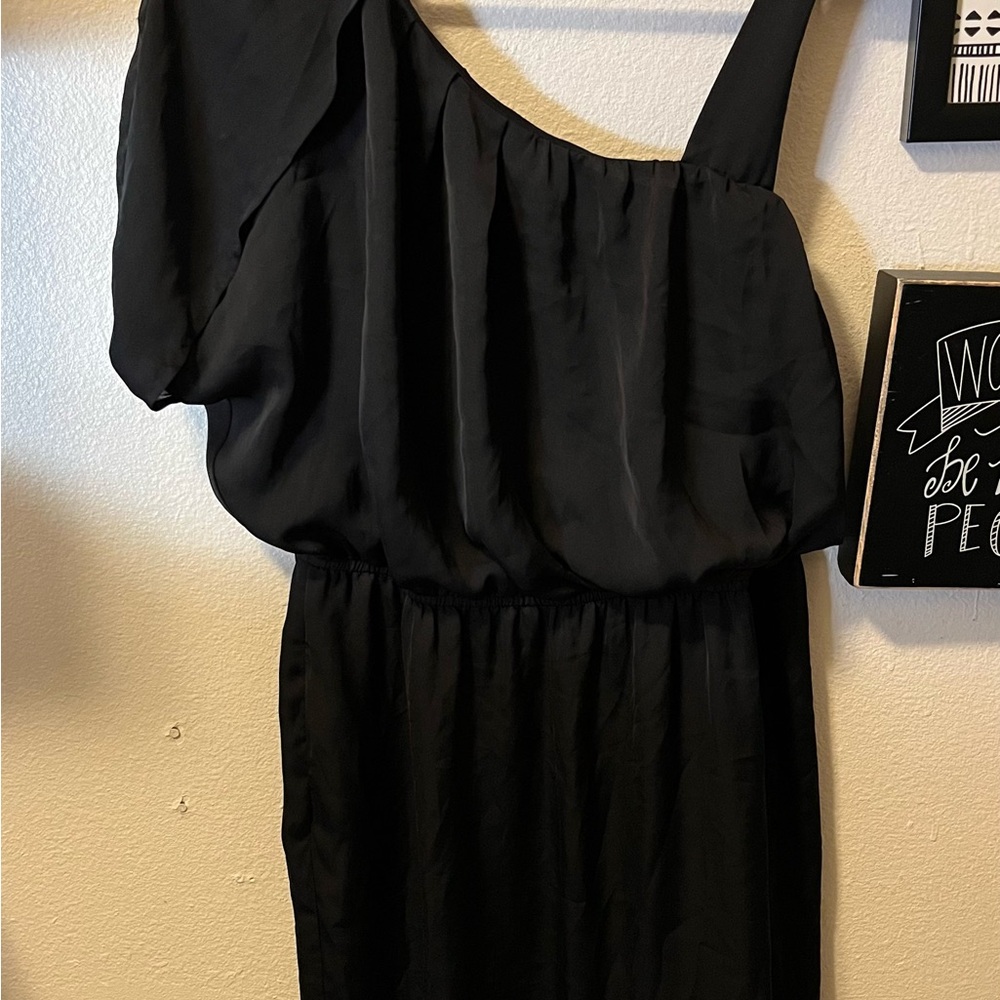 BCBGeneration Black One-Shoulder Dress